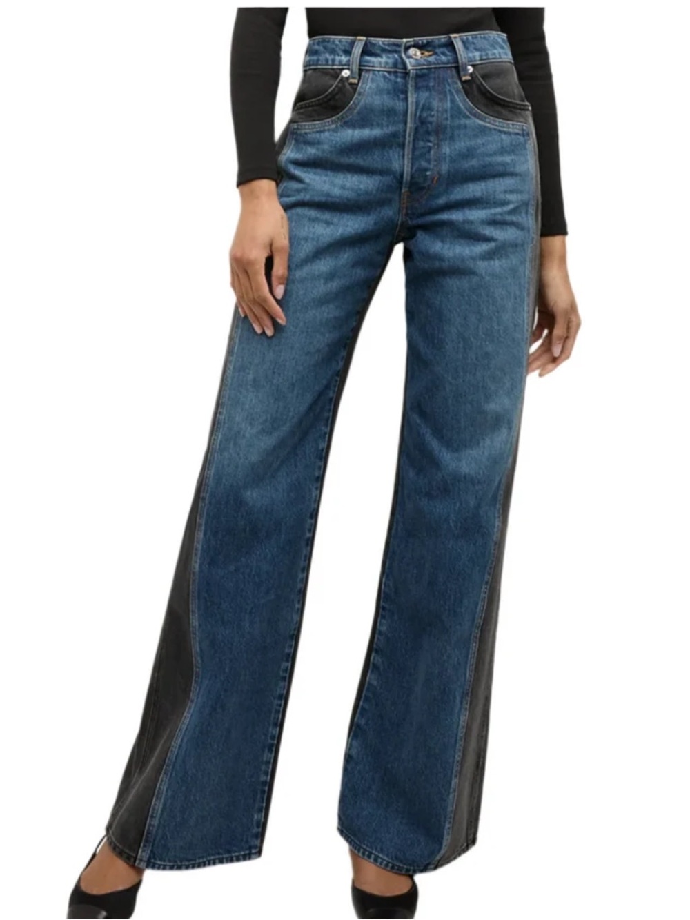 NEW Veronica Beard Taylor Wide Leg Jean - Picture 3 of 14